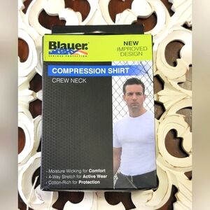 Blauer Compression Crew Neck Shirt Size Medium